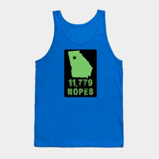 GA Votes - Mockup Map Green Tank Top